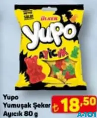 ÜLKER YUPO YUMUŞAK ŞEKER AYICIK 80 G